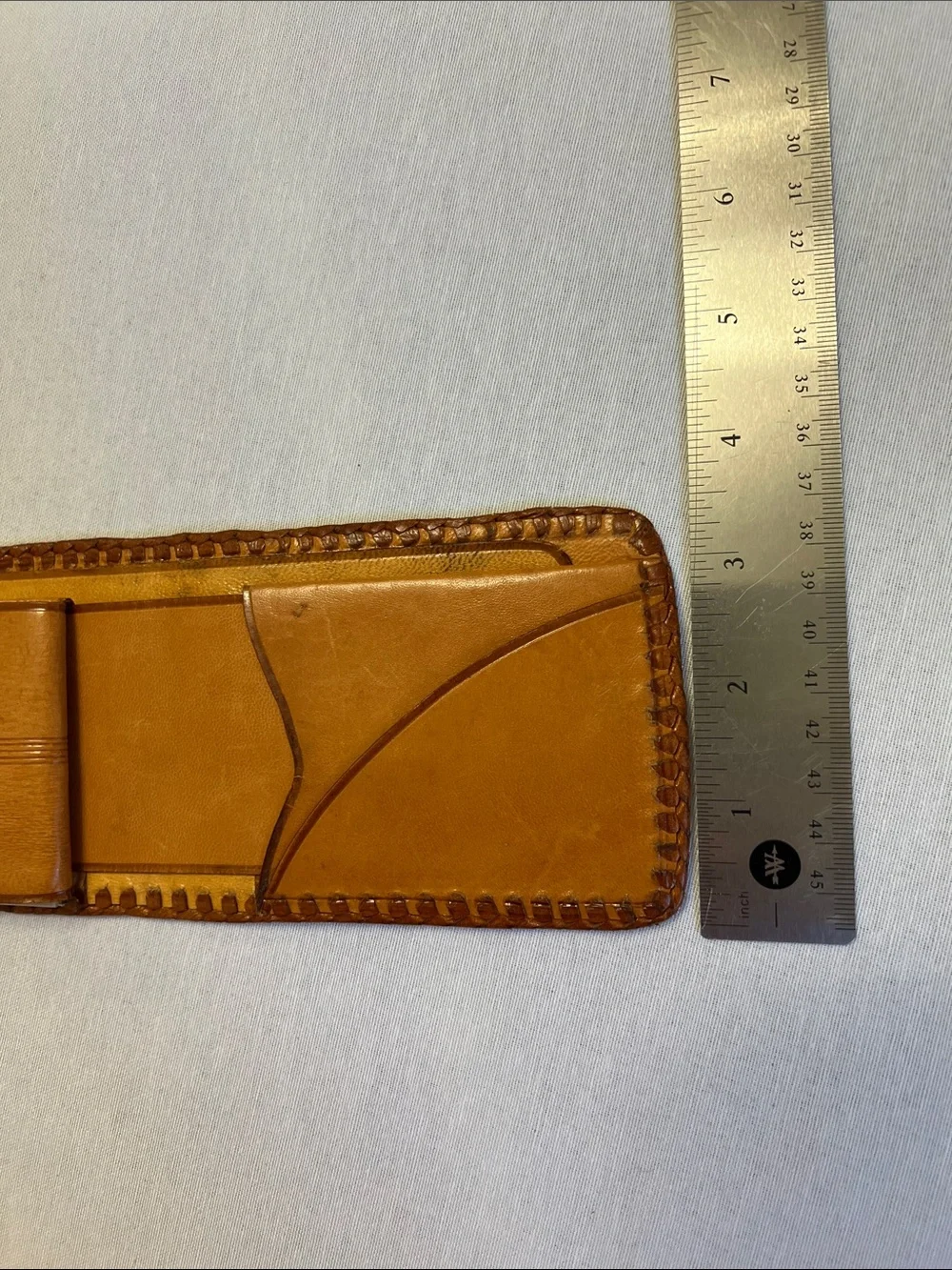 NEW Vintage Rolfs Hand Tooled Leather Wallet Billfold Embossed Western Buck Deer